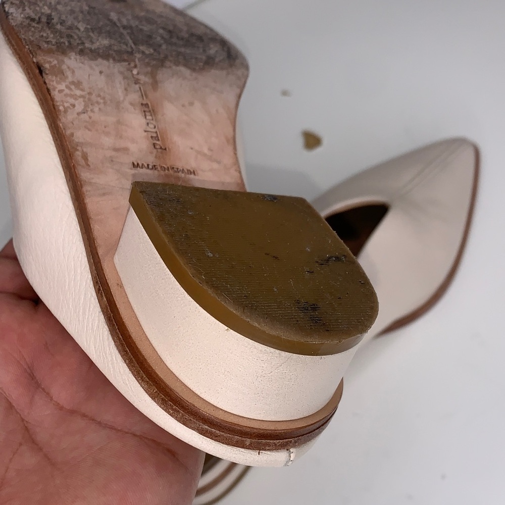 PALOMA WOOL SINGAPUR MULES Im ercu leather size 7 - Picture 8 of 9